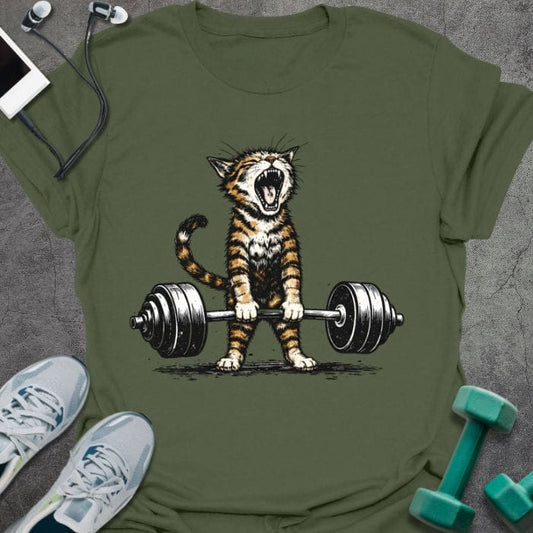 T-Shirt Military Green / S Kitty DL T-Shirt