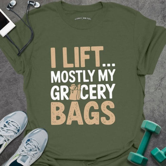 T-Shirt Military Green / S Lifting Grocery T-Shirt