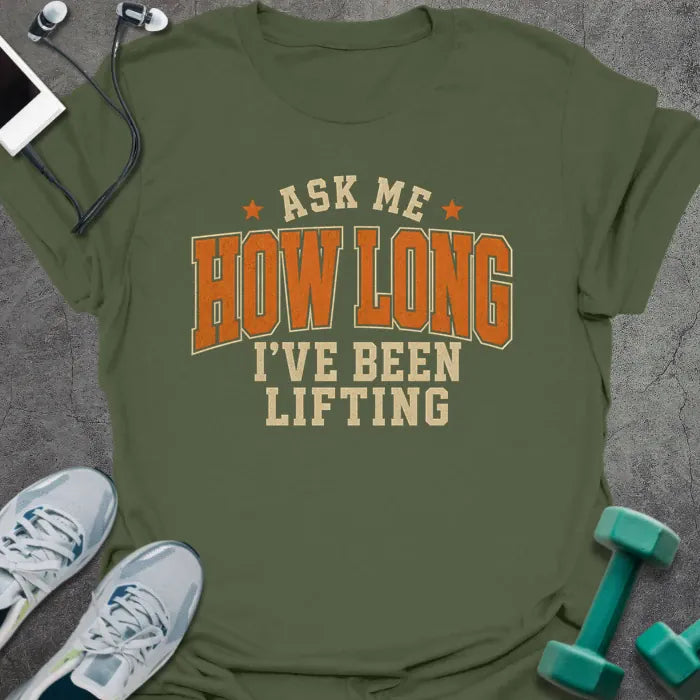 T-Shirt Military Green / S Lifting Long T-Shirt
