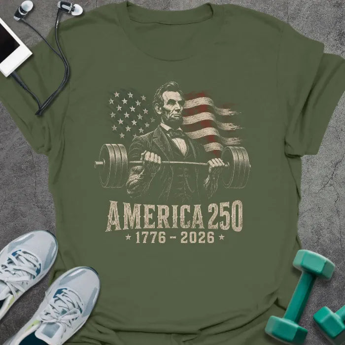 T-Shirt Military Green / S Lincoln Curls T-Shirt