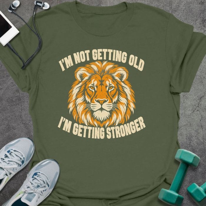 T-Shirt Military Green / S Lion Stronger T-Shirt