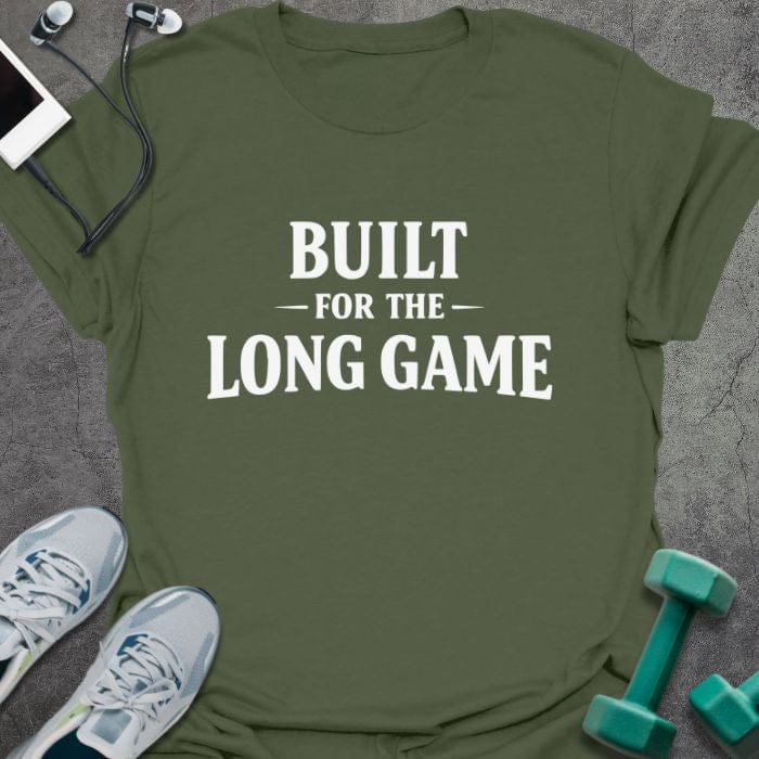 T-Shirt Military Green / S Long Game T-Shirt