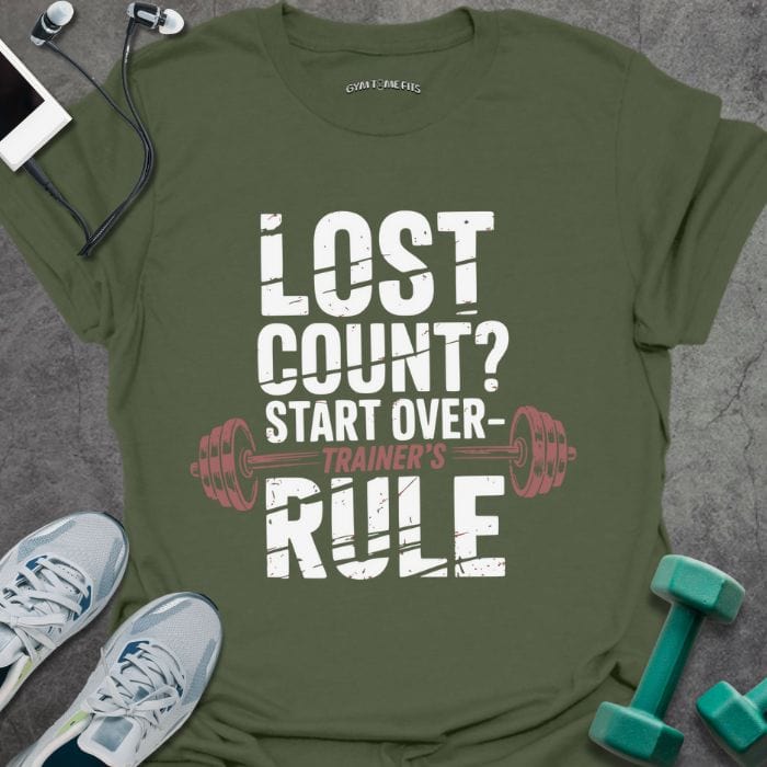 T-Shirt Military Green / S Lost Count T-Shirt