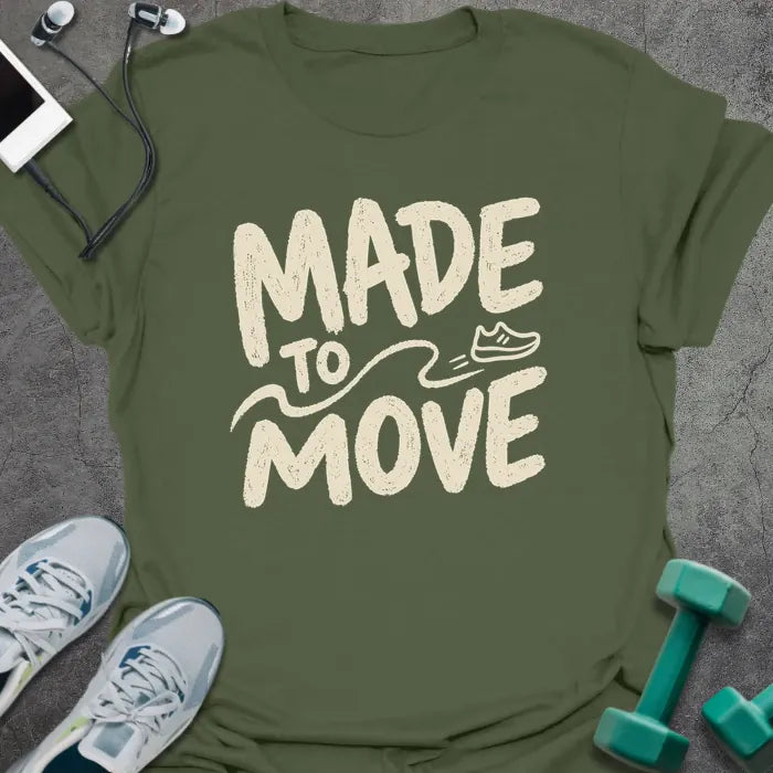 T-Shirt Military Green / S Made Move T-Shirt