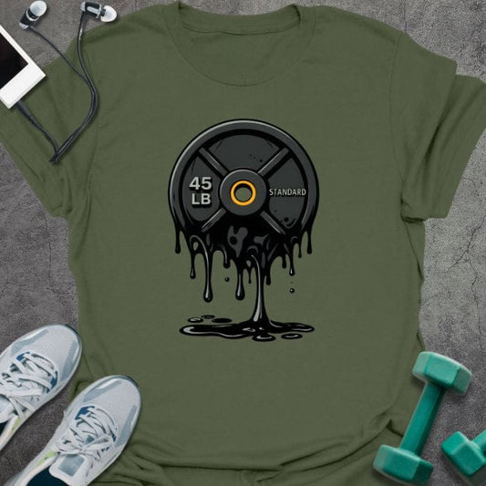 T-Shirt Military Green / S Melting Plate T-Shirt