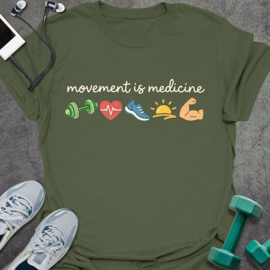 T-Shirt Military Green / S Movement Medicine T-Shirt