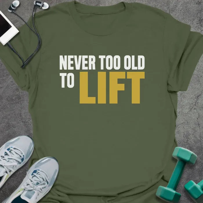 T-Shirt Military Green / S Never Old T-Shirt