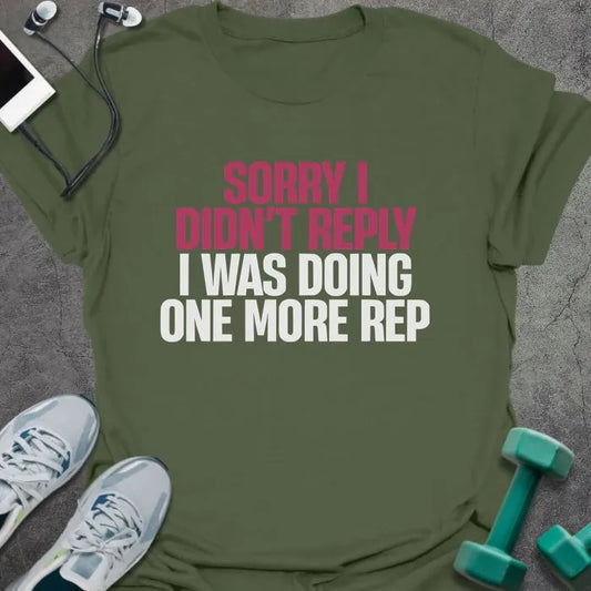 T-Shirt Military Green / S No Reply T-Shirt