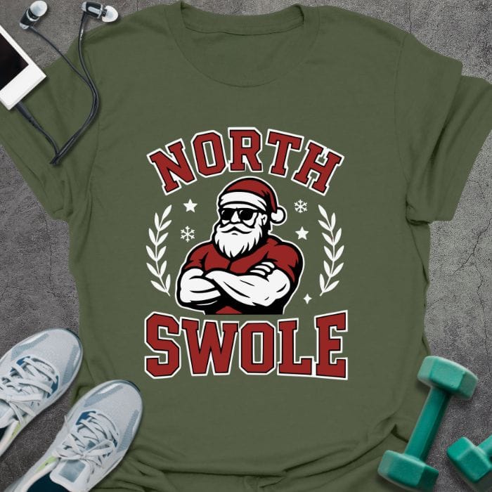 T-Shirt Military Green / S North Swole T-Shirt