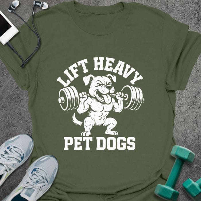 T-Shirt Military Green / S Pet Dogs T-Shirt