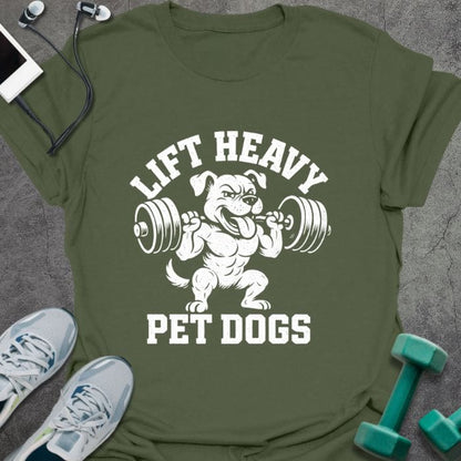 T-Shirt Military Green / S Pet Dogs T-Shirt
