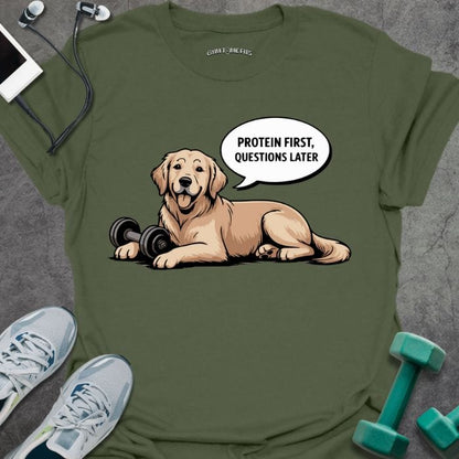 T-Shirt Military Green / S Protein First T-Shirt
