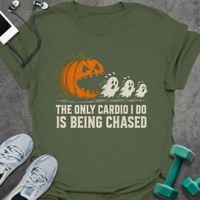 T-Shirt Military Green / S Pumpkin Chase T-Shirt