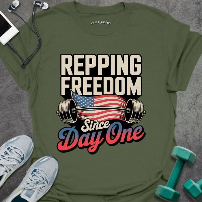 T-Shirt Military Green / S Repping Freedom T-Shirt