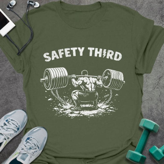 T-Shirt Military Green / S Safety Third T-Shirt
