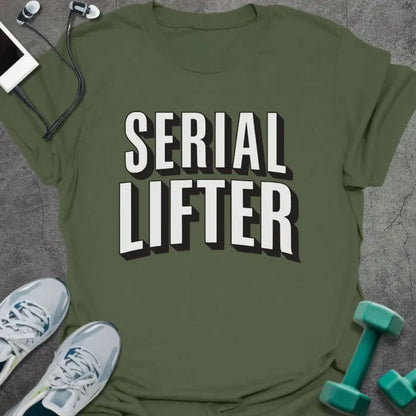 T-Shirt Military Green / S Serial Lifter T-Shirt