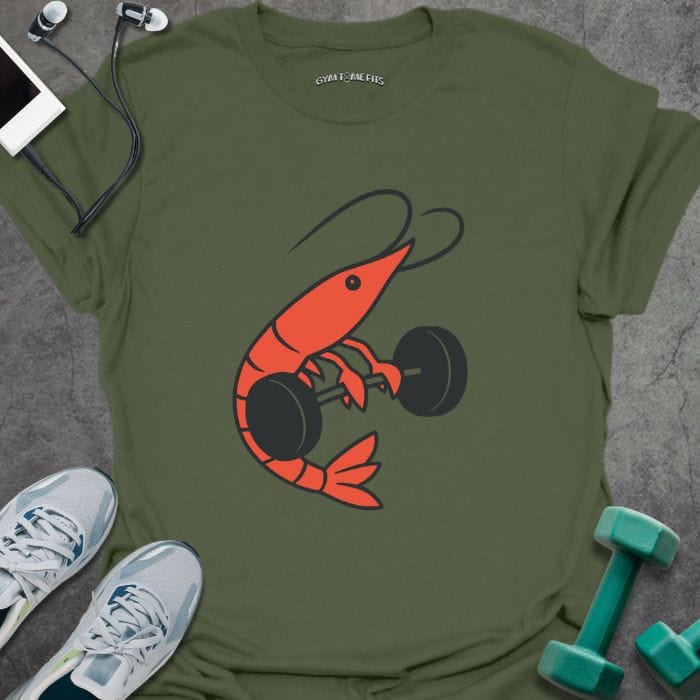 T-Shirt Military Green / S Shrimp Deadlift T-Shirt