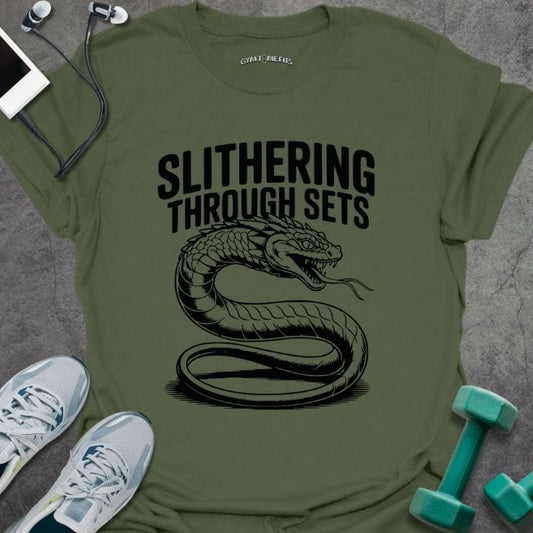 T-Shirt Military Green / S Slithering T-Shirt