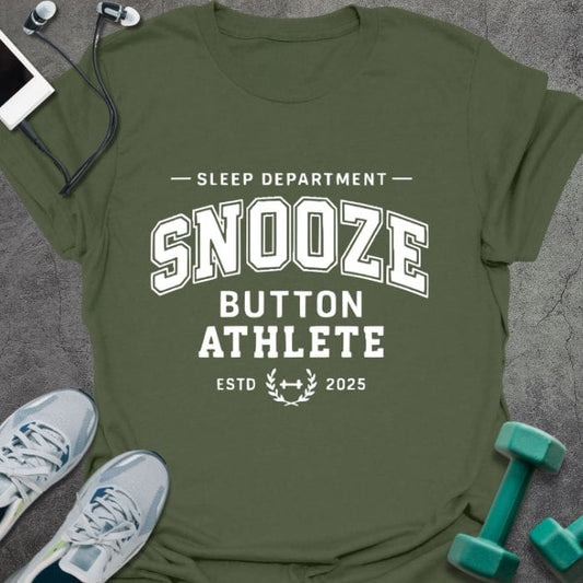 T-Shirt Military Green / S Snooze Athlete T-Shirt