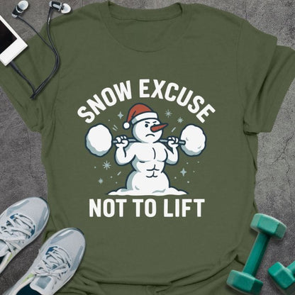 T-Shirt Military Green / S Snow Excuses T-Shirt