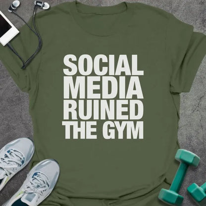 T-Shirt Military Green / S Social Media T-Shirt