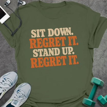 T-Shirt Military Green / S Squat Regret T-Shirt