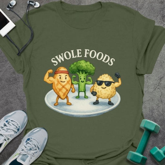 T-Shirt Military Green / S Swole Foods T-Shirt