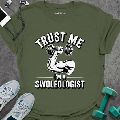 T-Shirt Military Green / S Swoleologist T-Shirt