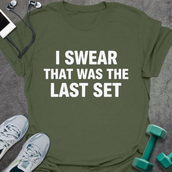 T-Shirt Military Green / S The Last Set T-Shirt