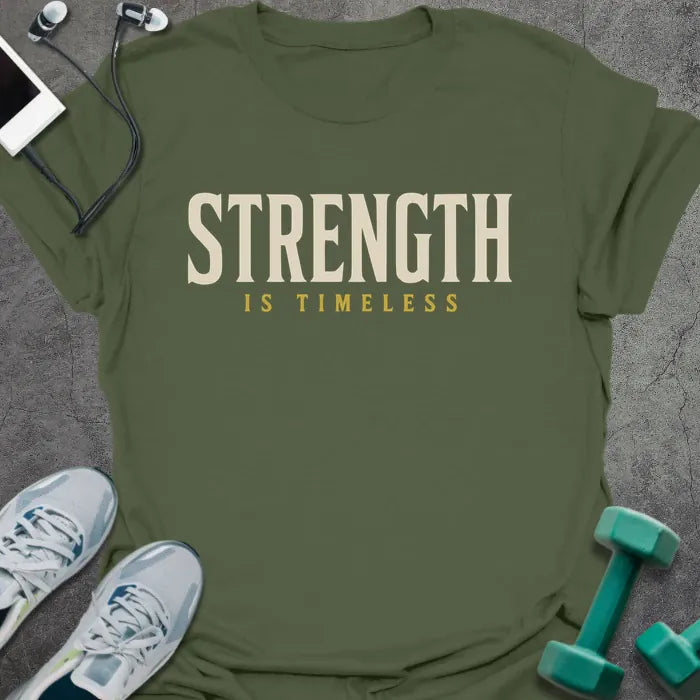 T-Shirt Military Green / S Timeless Strength T-Shirt