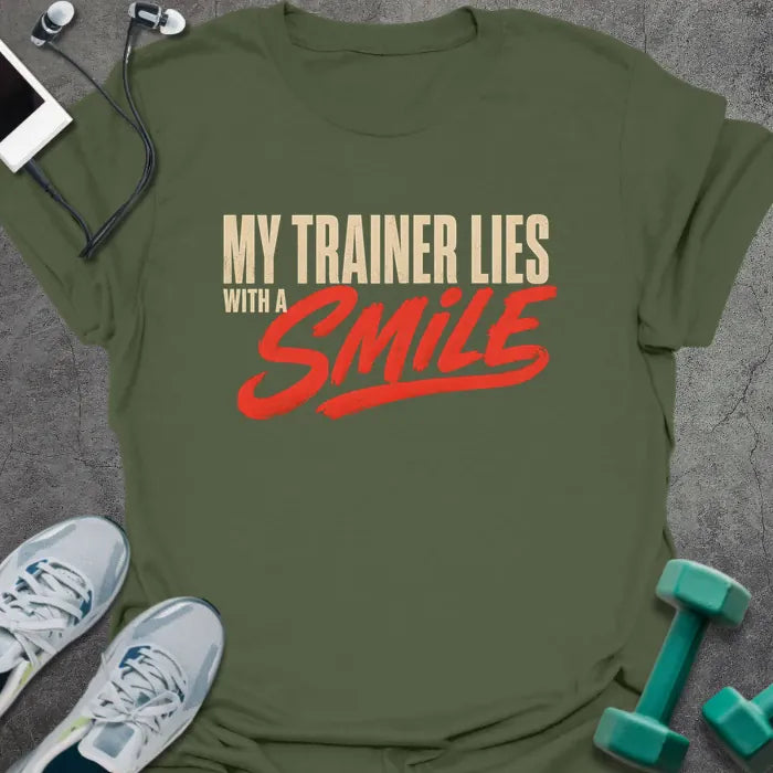 T-Shirt Military Green / S Trainer Lies T-Shirt