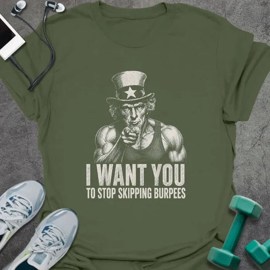 T-Shirt Military Green / S Uncle Burpees T-Shirt