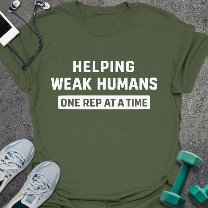 T-Shirt Military Green / S Weak Humans T-Shirt
