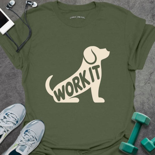 T-Shirt Military Green / S Work It T-Shirt