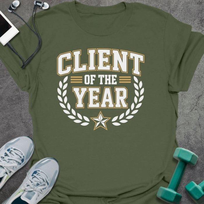 T-Shirt Military Green / S Year's Champion T-Shirt
