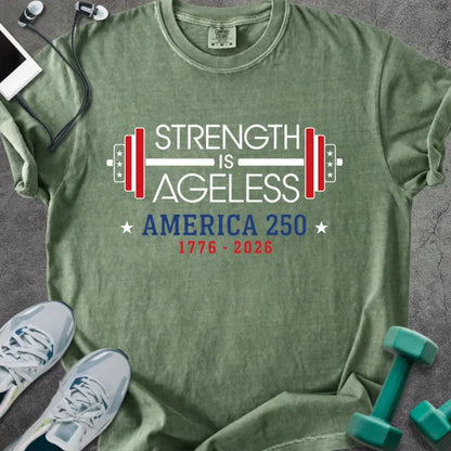 T-Shirt Moss / S America Ageless Heavyweight Tee
