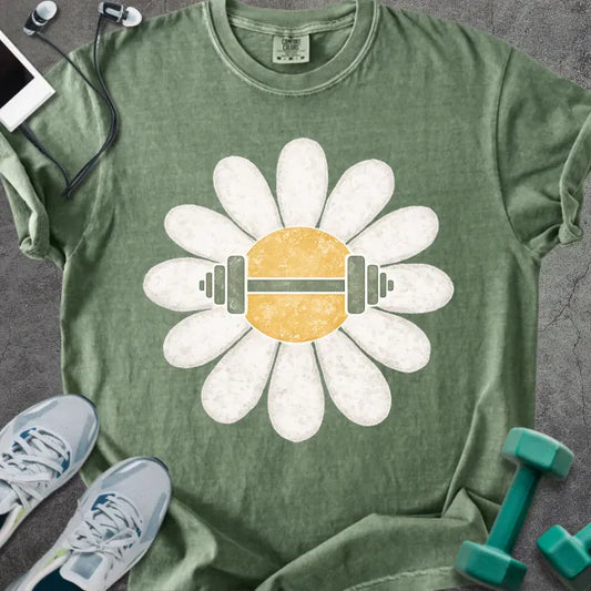 T-Shirt Moss / S Daisy Barbell Heavyweight Tee