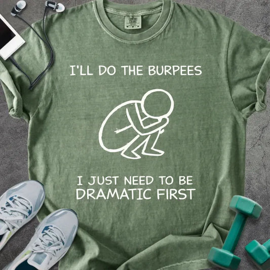 T-Shirt Moss / S Dramatic First Heavyweight Tee