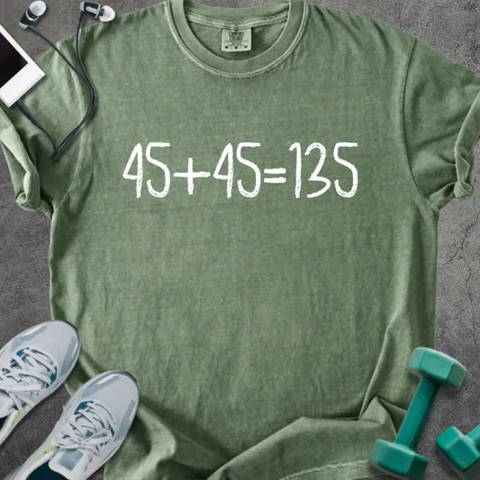 T-Shirt Moss / S Gym Math Heavyweight Tee