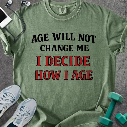 T-Shirt Moss / S I Decide Heavyweight Tee