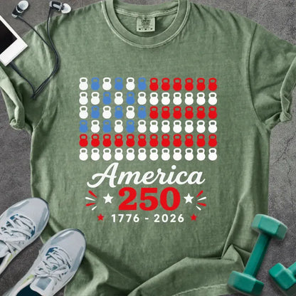 T-Shirt Moss / S Kettlebell Flag