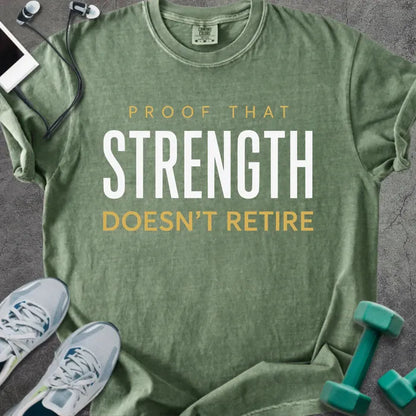 T-Shirt Moss / S Never Retires Heavyweight Tee
