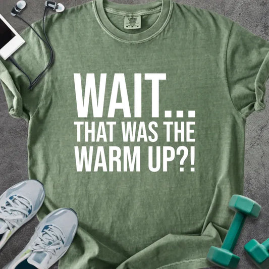 T-Shirt Moss / S Warm Up Heavyweight Tee