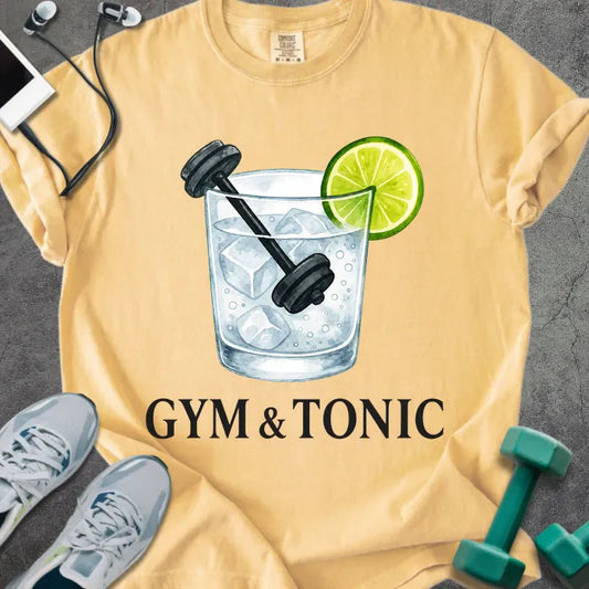T-Shirt Mustard / S Gym and Tonic Heavyweight Tee
