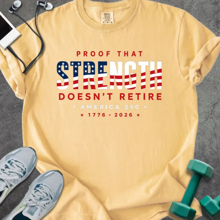 T-Shirt Mustard / S Patriot Proof