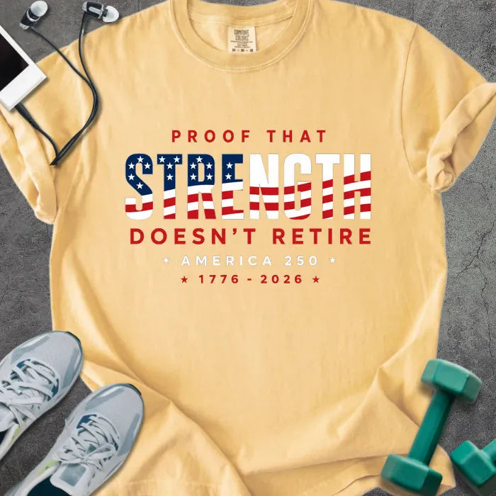 T-Shirt Mustard / S Patriot Proof Heavyweight Tee