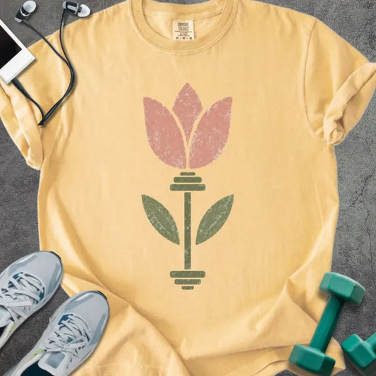 T-Shirt Mustard / S Tulip Barbell Heavyweight Tee
