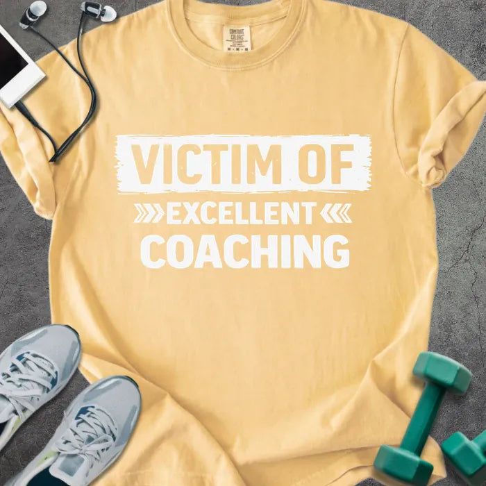 T-Shirt Mustard / S Victim Of Heavyweight Tee