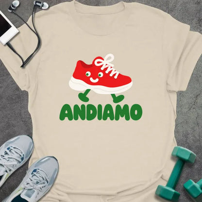 T-Shirt Natural / M Andiamo Sneaker T-Shirt