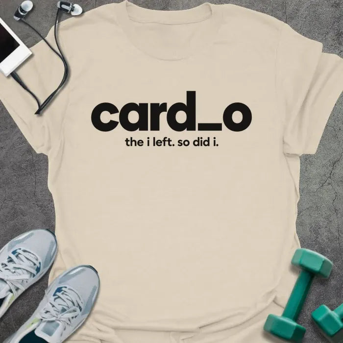 T-Shirt Natural / M Card O T-Shirt